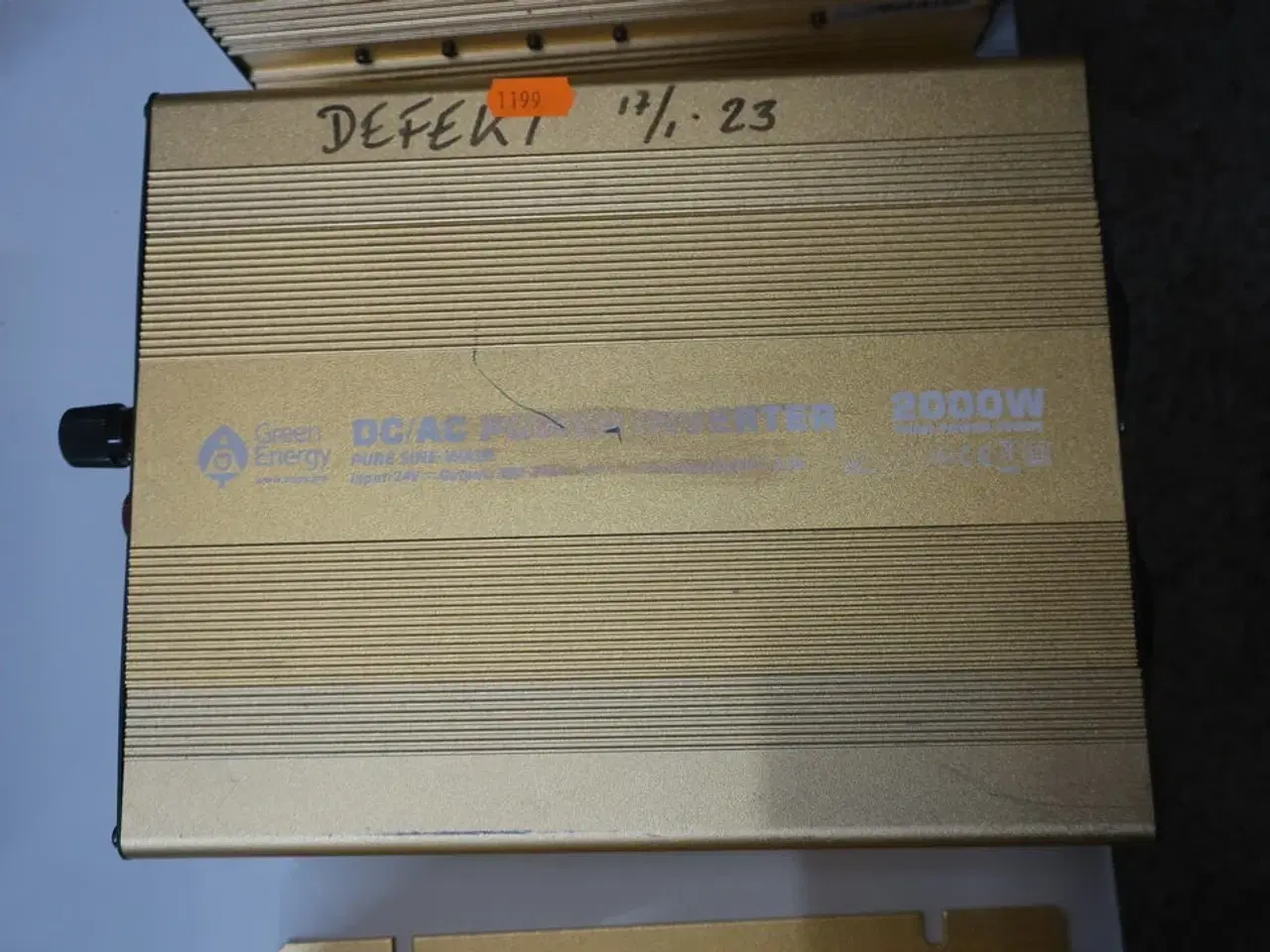 Billede 1 - Inverter GREEN ENERGY Pure Sine Wave DC/AC Power 2000W