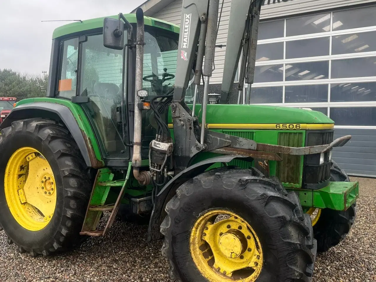 Billede 14 - John Deere 6506 Med frontlæsser og vendegear ved rattet samt nye fordæk