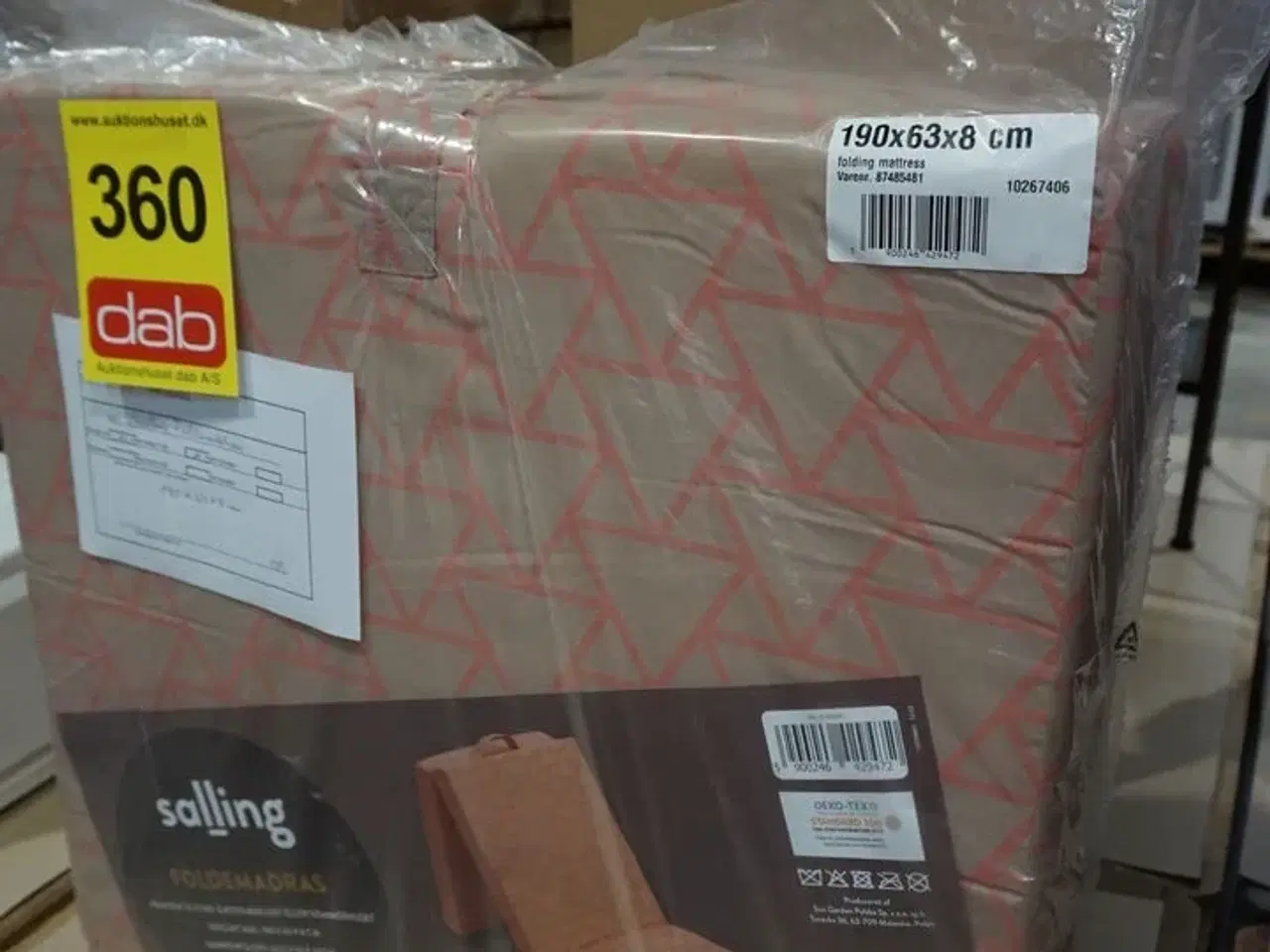 Billede 2 - Nala foldemadras 190x63x8 cm Koral