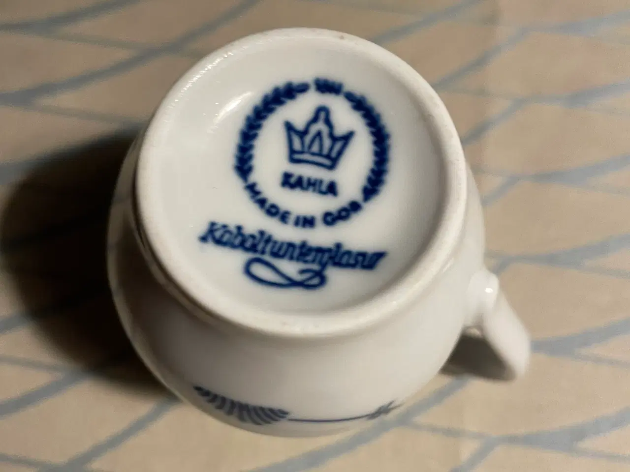 Billede 7 - Fattigmands musselmalet flødekander