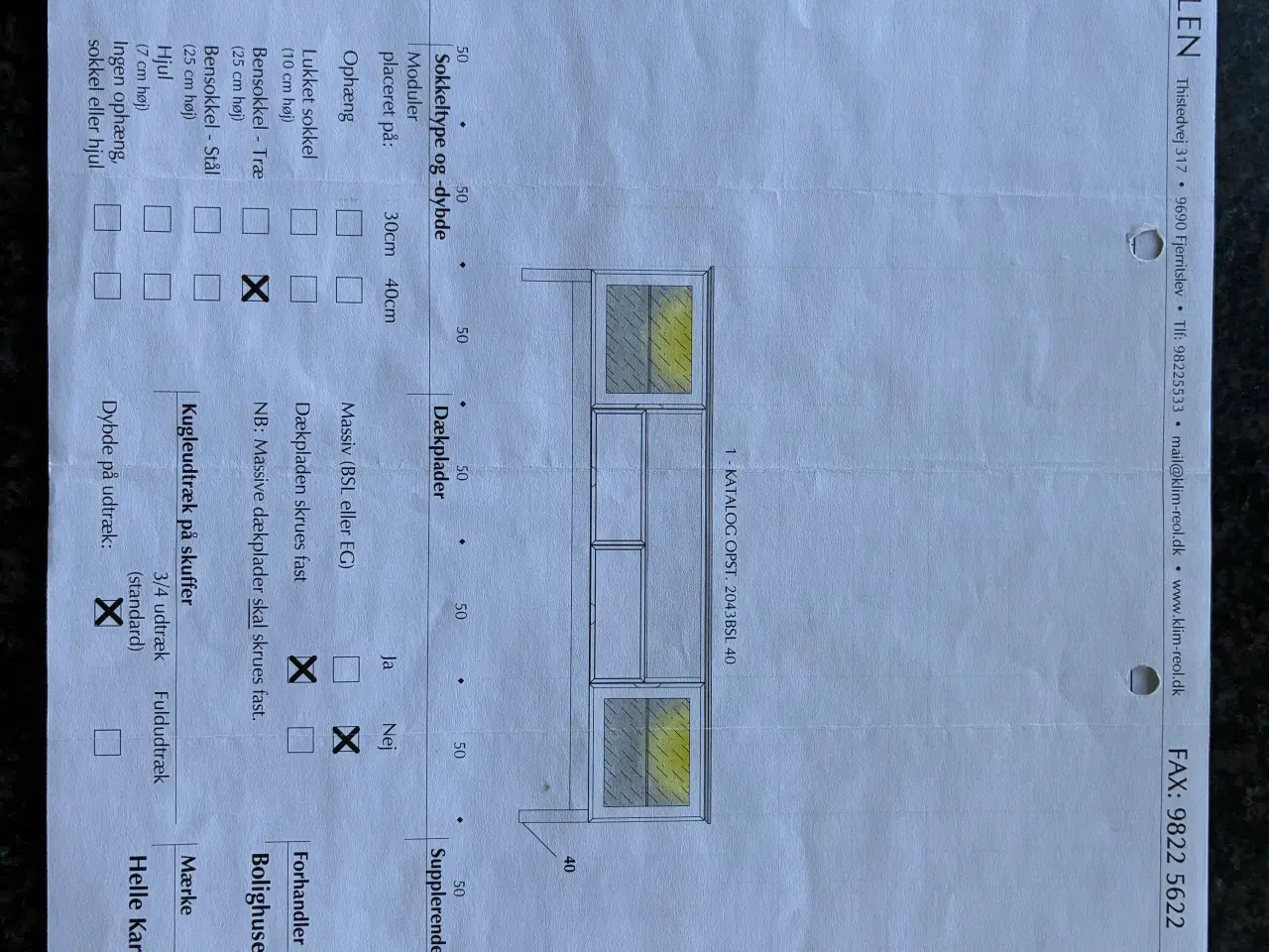 Billede 2 - Klim reol TV bord