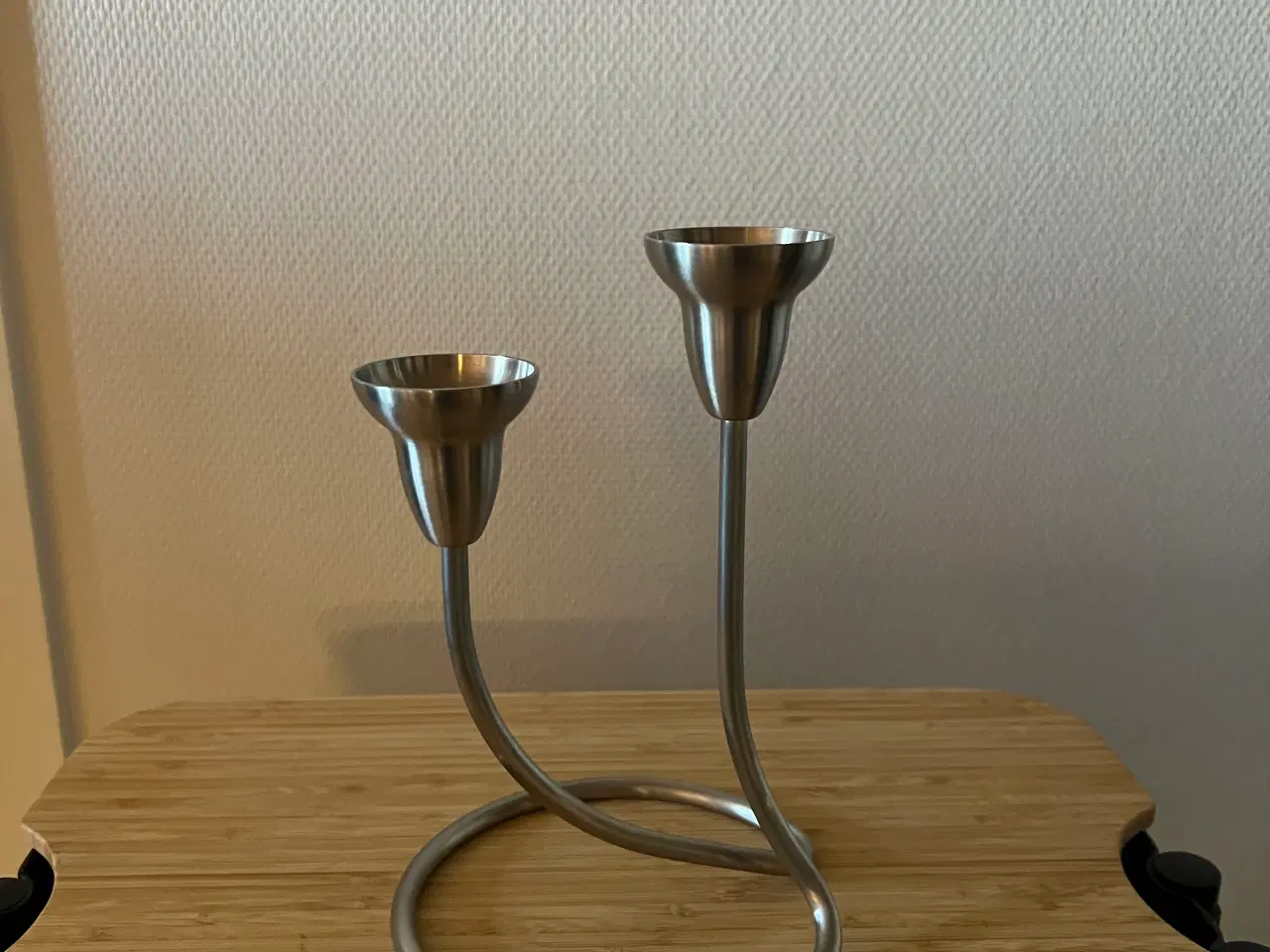 Billede 1 - Georg Jensen dobbelt swing lysestage i stål