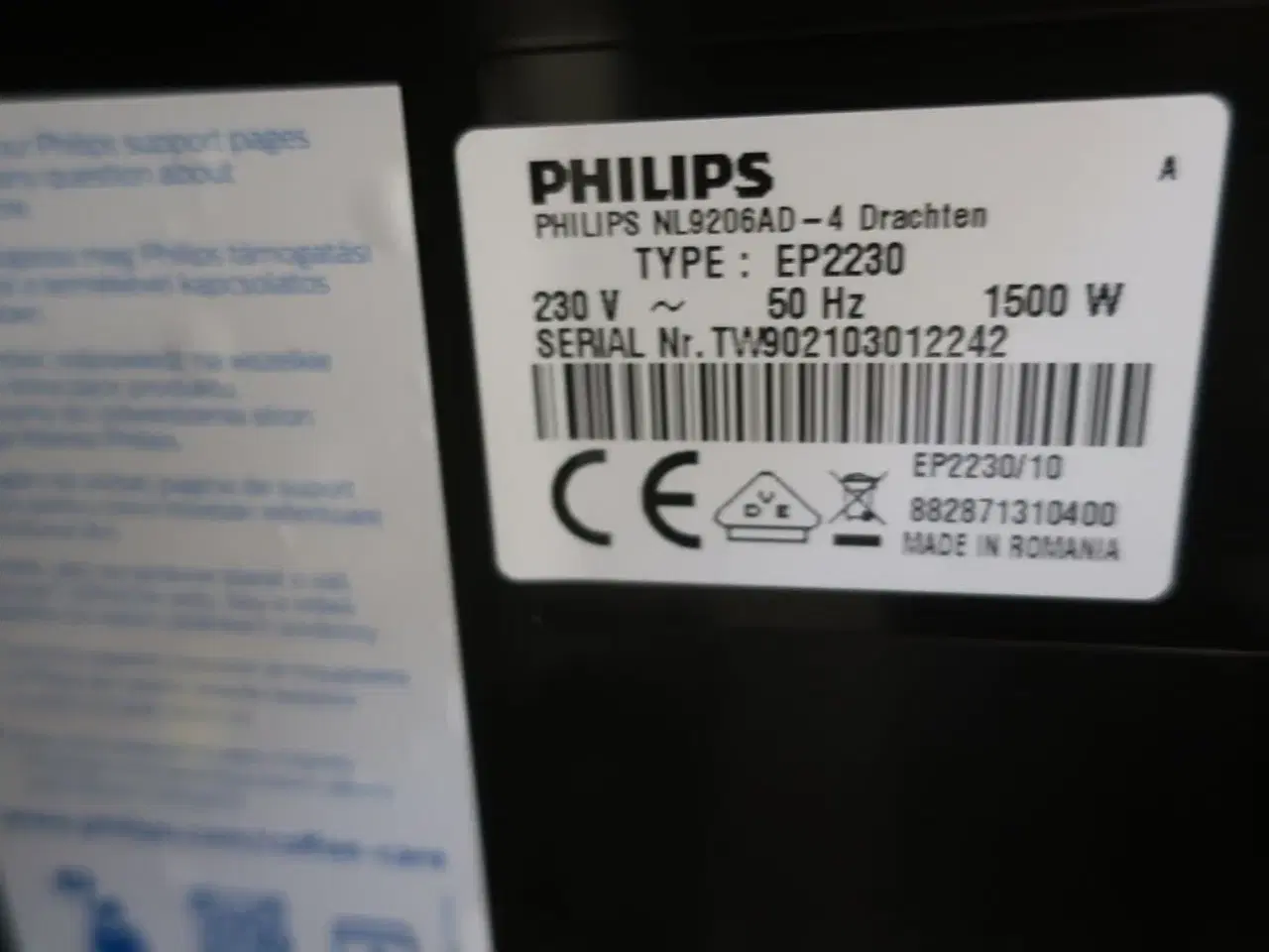 Billede 5 - Kaffemaskine PHILIPS EP2230