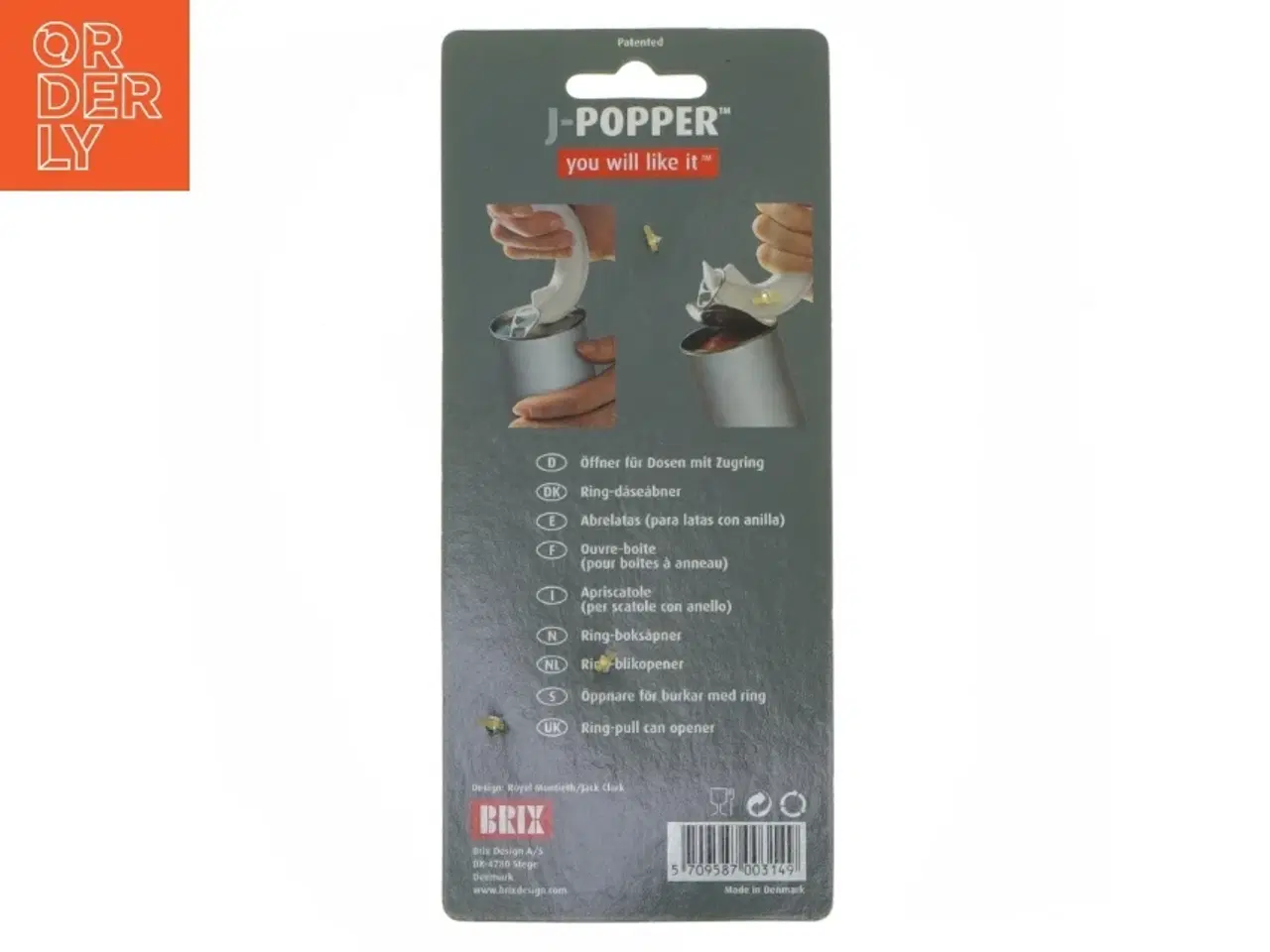 Billede 2 - J-Popper dåseåbner fra Brix
