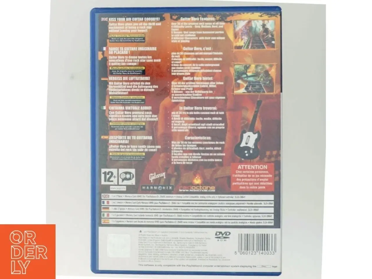Billede 3 - Guitar Hero PS2 spil fra RedOctane