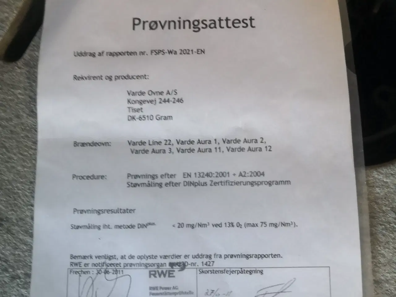 Billede 6 - Brændeovn Varde line 22