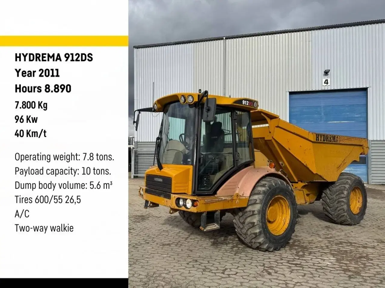 Billede 1 - Hydrema 912DS