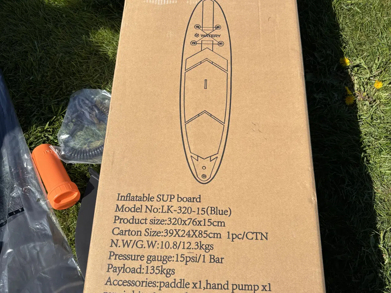 Billede 2 - Watery SUP board - helt ny