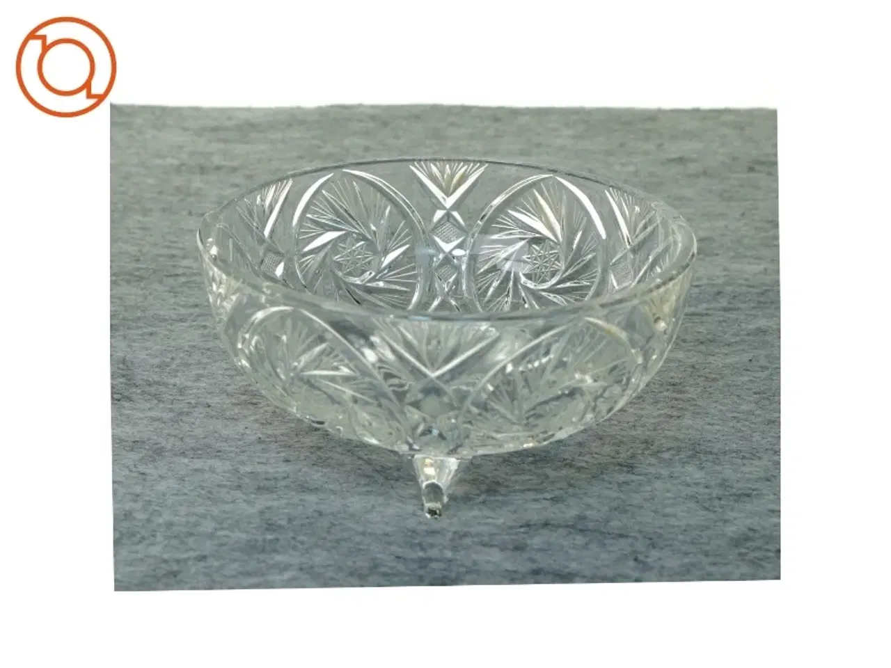 Billede 1 - Skål i krystal (str. 16 x 7 cm)