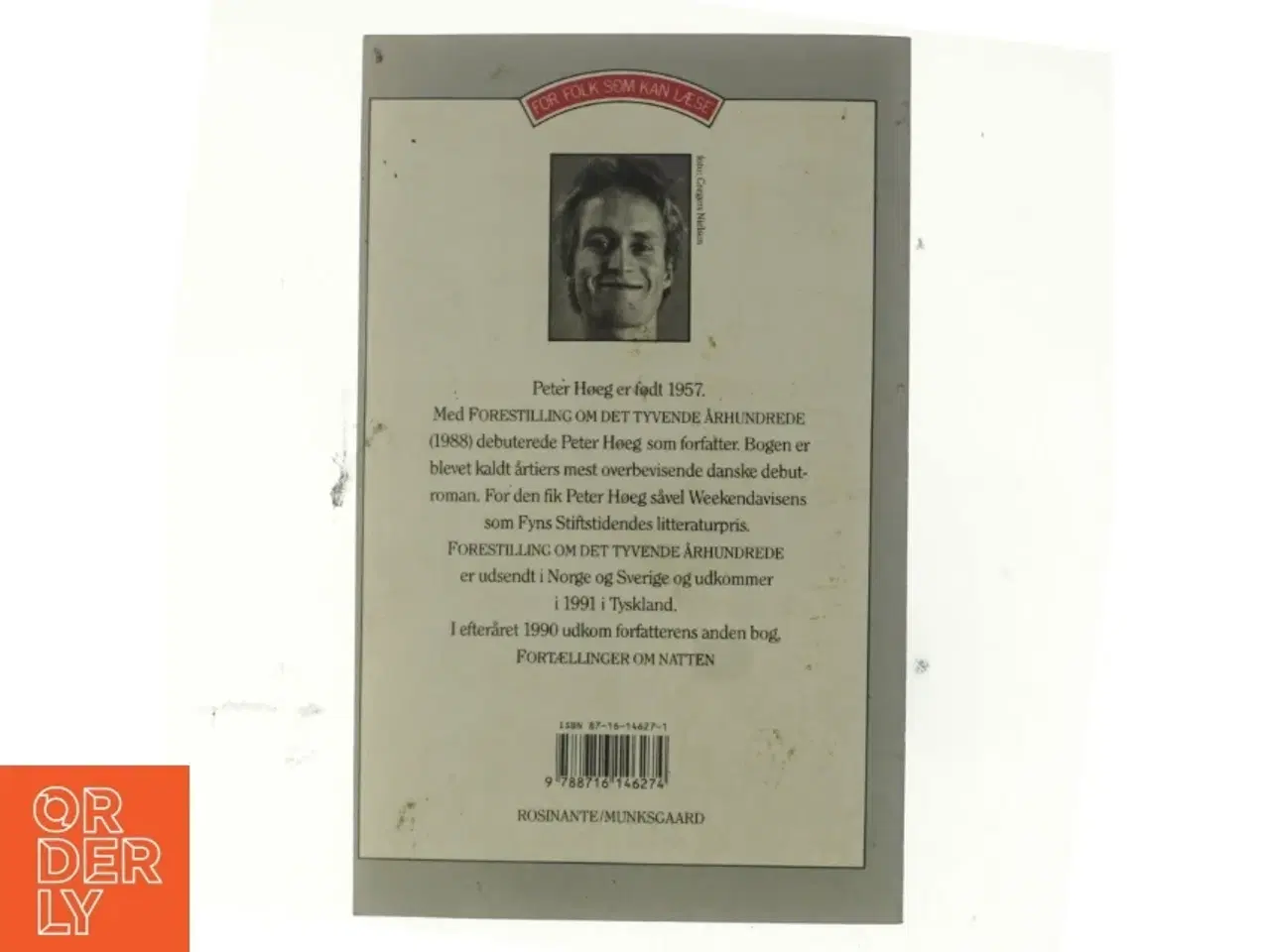 Billede 3 - Forestilling om det tyvende århundrede : roman af Peter Høeg (f. 1957-05-17) (Bog)