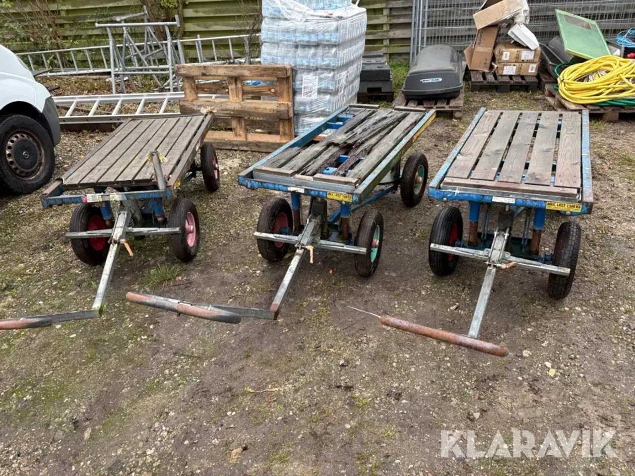 Billede 2 - Trækvogne med løft 3 styk ALIA TOOL