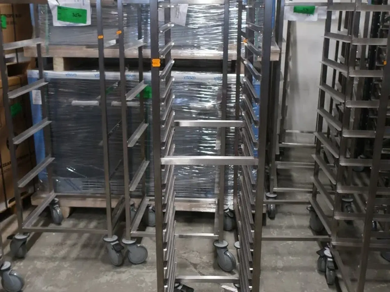 Billede 2 - Indstiksvogn til 18 x 1/1 GN