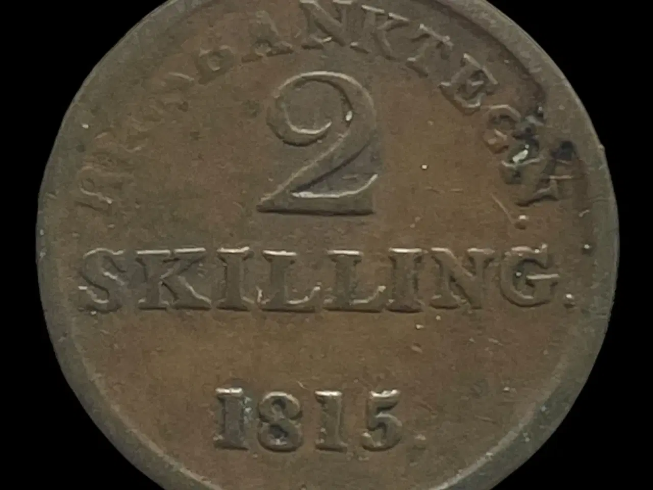 Billede 1 - 2 Skilling 1815 Danmark