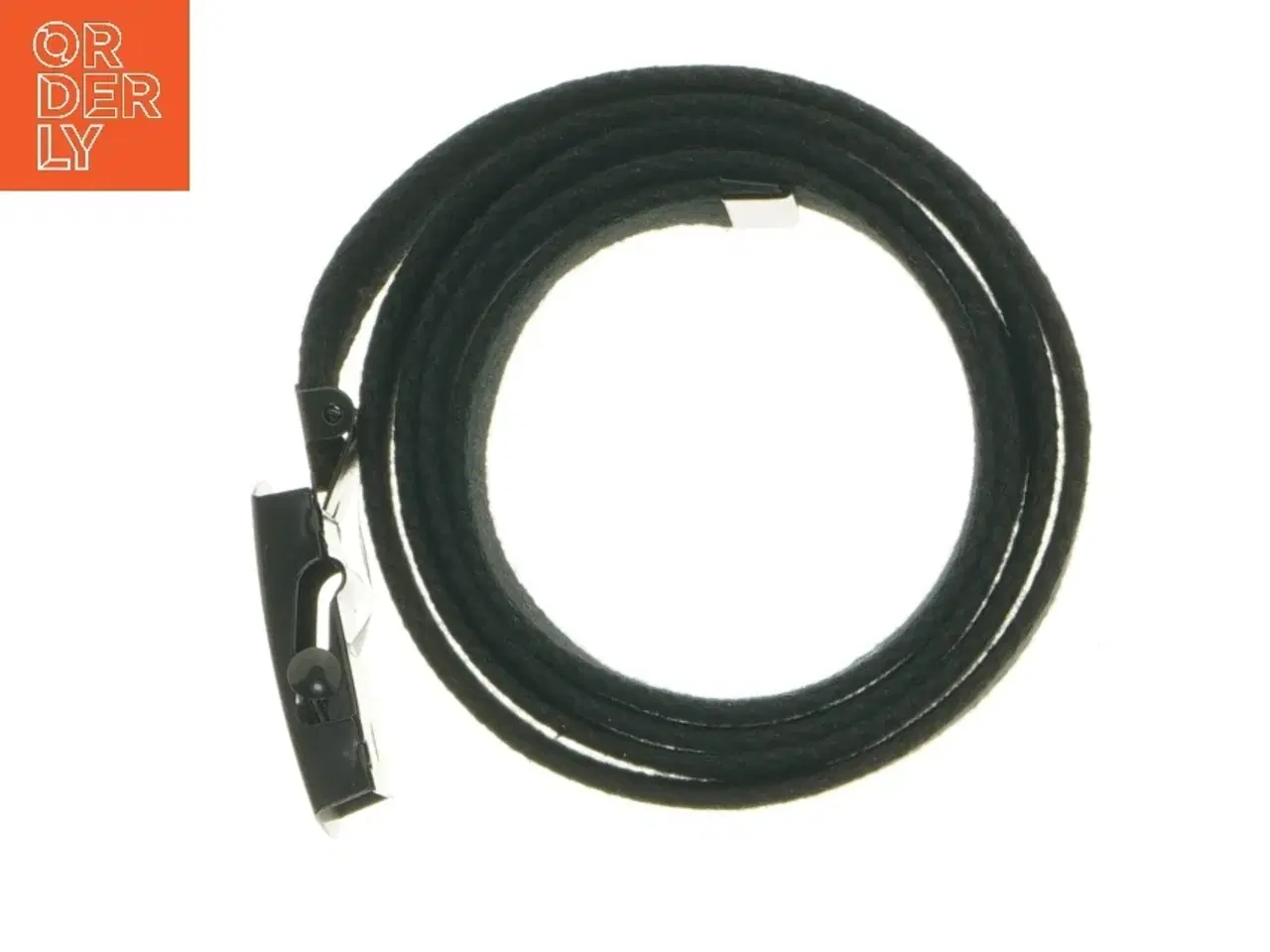 Billede 3 - Sort bælte med spænde (str. 126 cm)