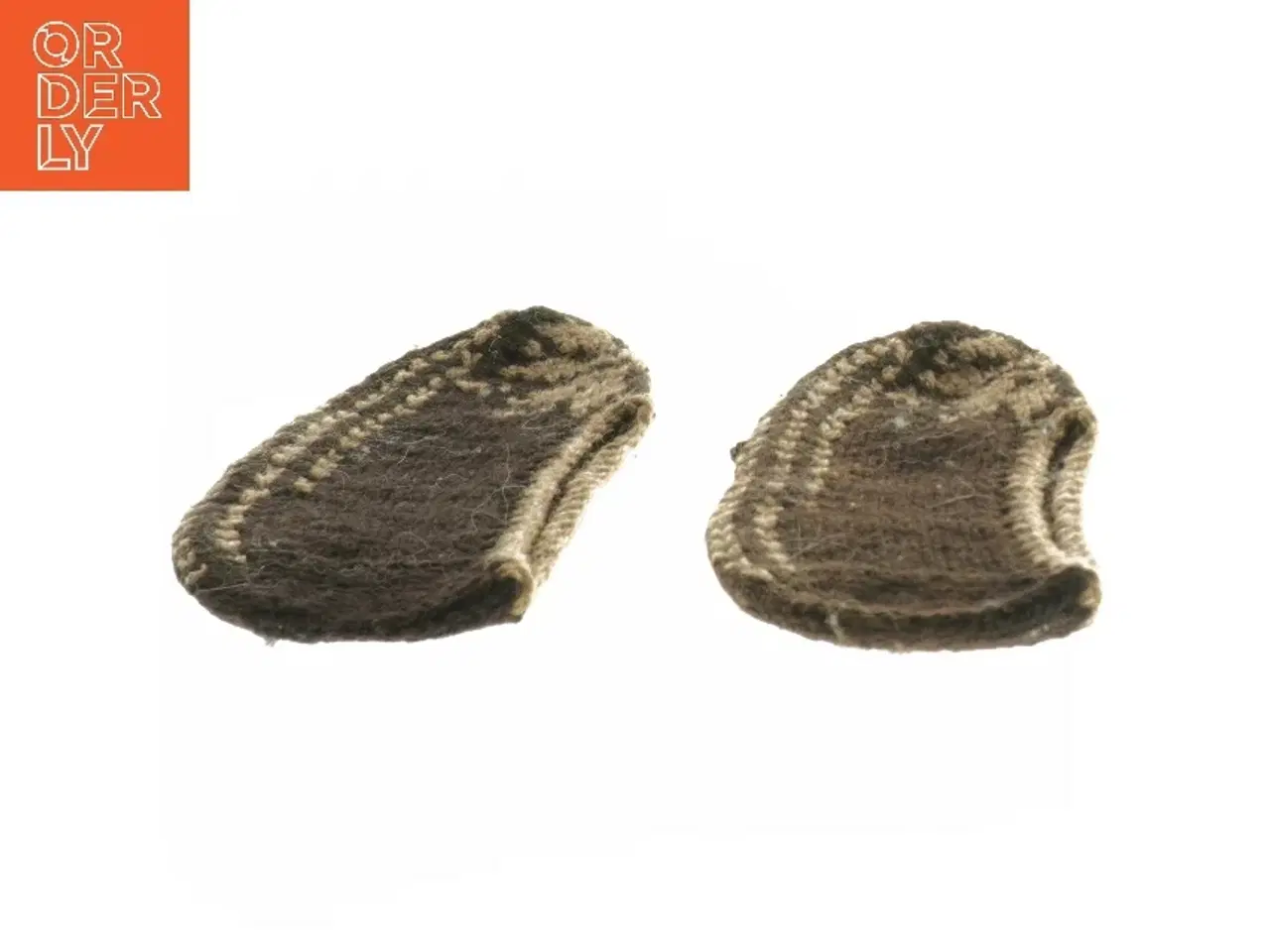 Billede 2 - Strikkede hjemmesko (str. 24 cm)