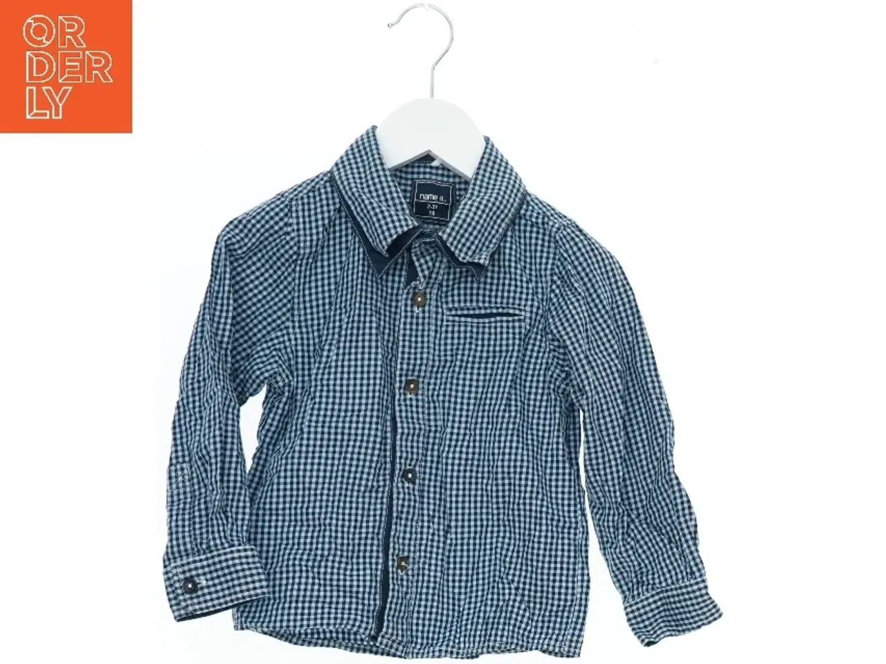 Billede 1 - Skjorte med ternet mønster fra Name It (str. 98)