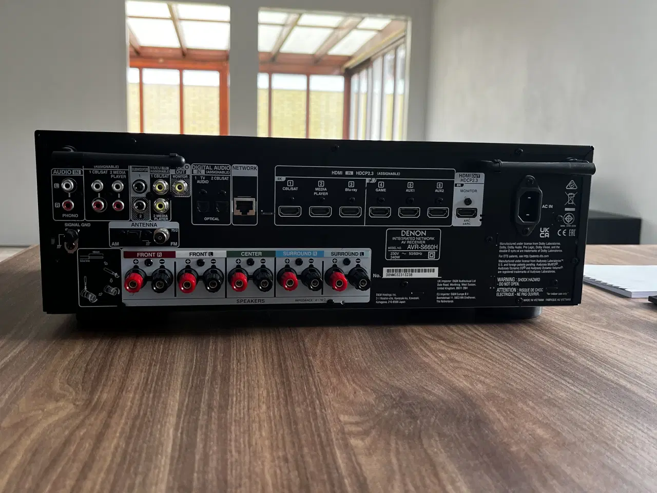 Billede 2 - Denon surround receiver, AirPlay, HEOS, BT