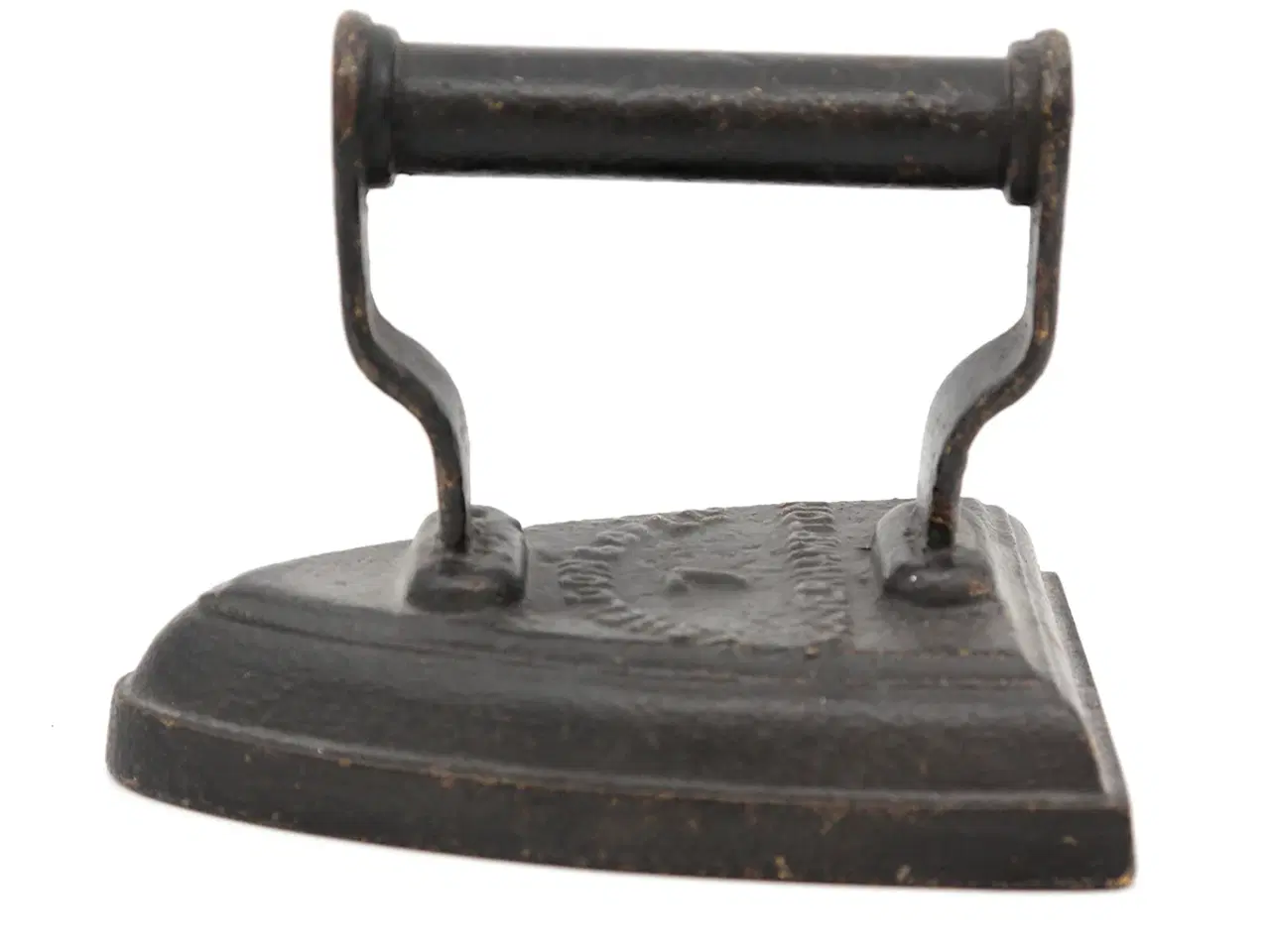 Billede 1 - Tung engelsk støbejerns dørstop – strygejern No. 7