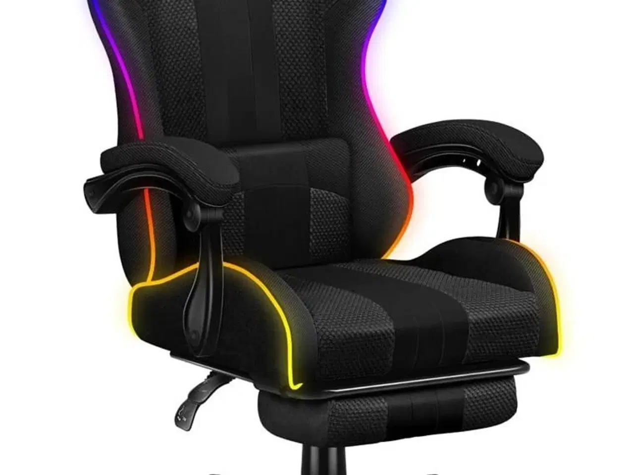 Billede 11 - Gamerstol Huzaro Force 4.7 RGB Mesh – ergonomisk med fodstøtte