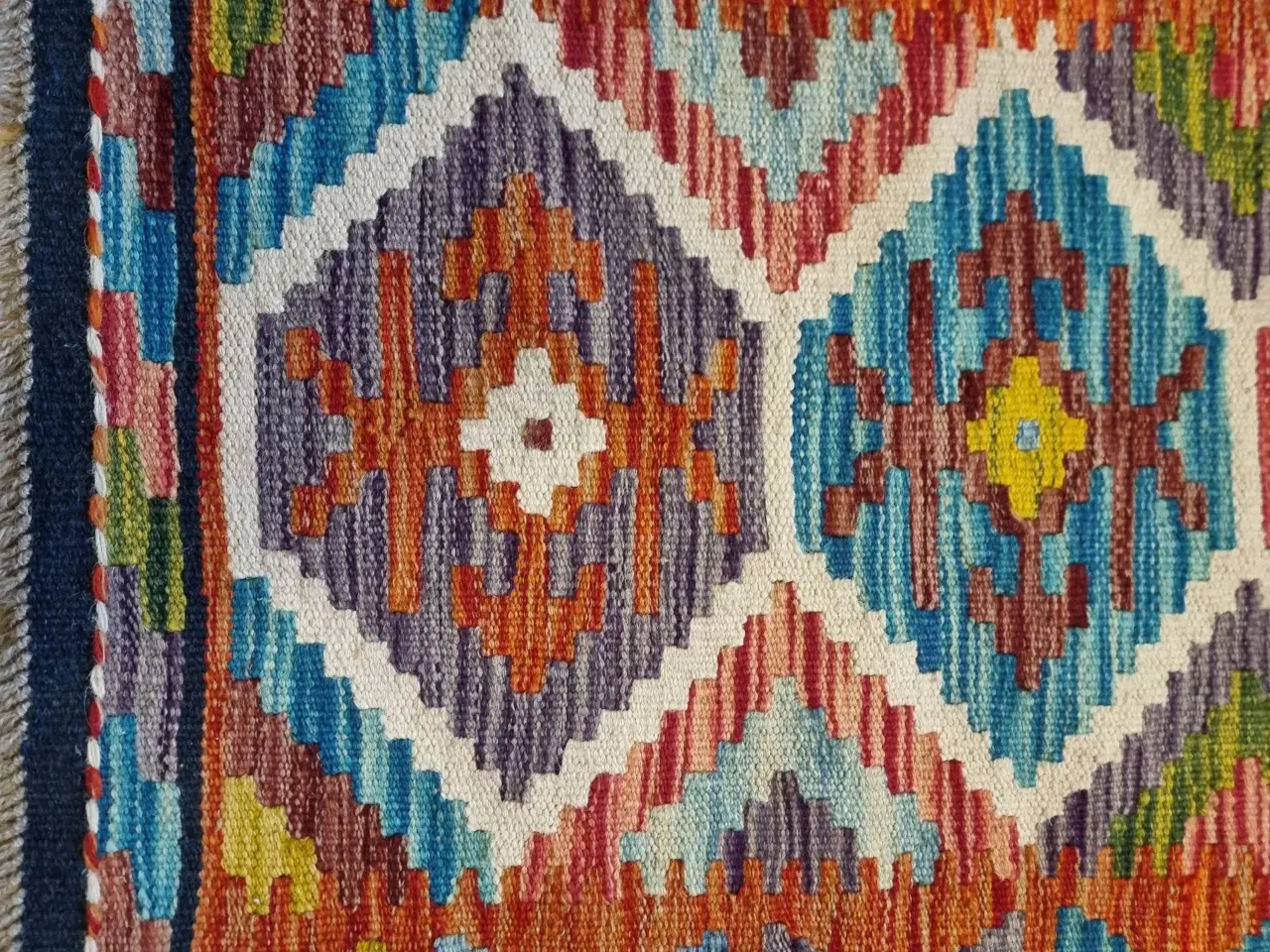 Billede 2 - Carl Hansen og søn  Afgansk Kelim 145x63 (de foto)
