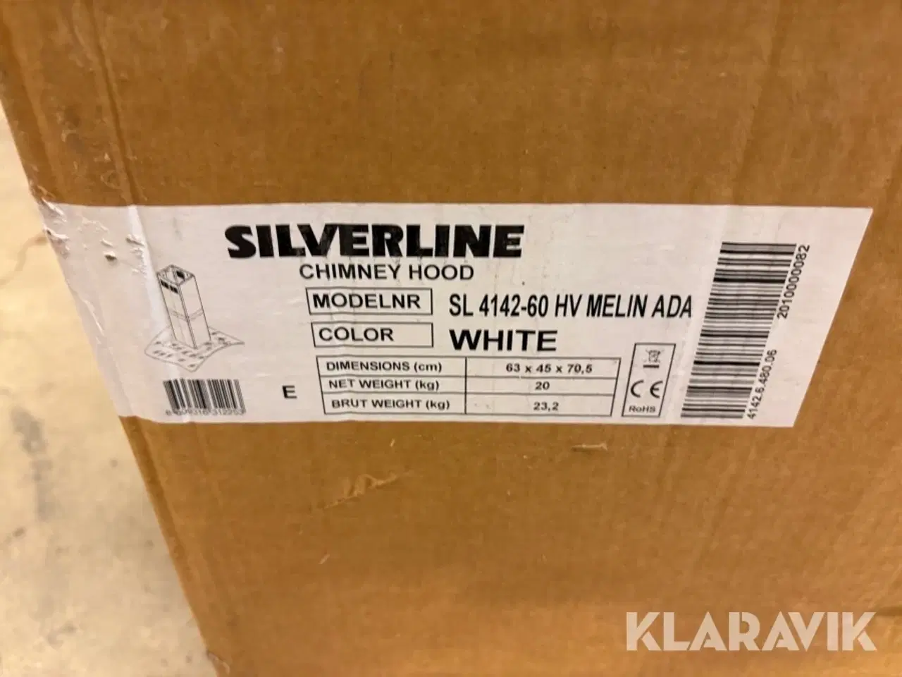 Billede 5 - Emhætte Silverline SL 4142-60 HV Melin Ada