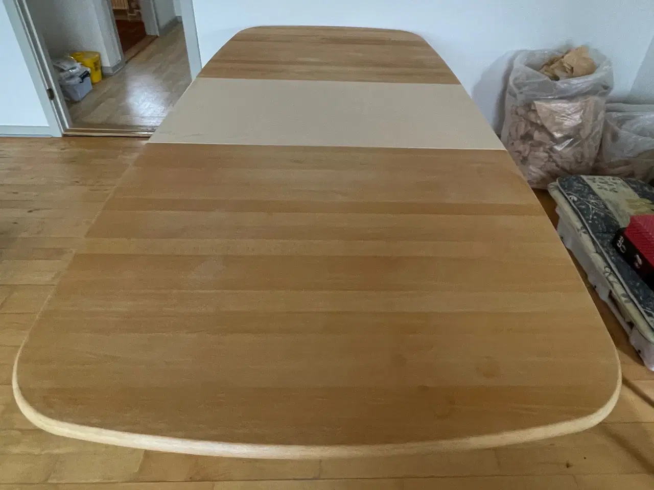 Billede 2 - Spisebord med plade - i meget fin stand. 