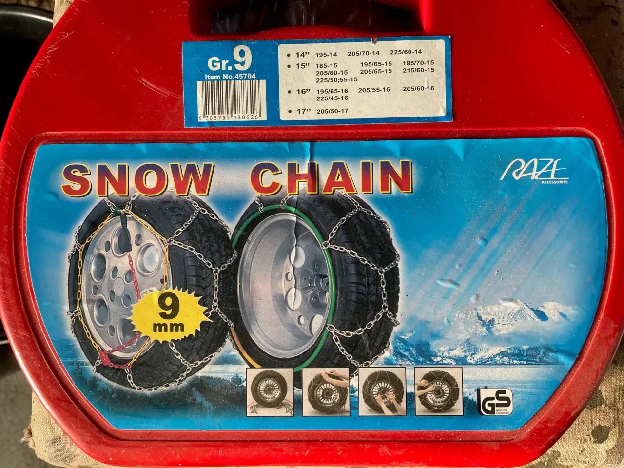 Billede 1 - Snekæder af mærket Snow Chain gr. 9