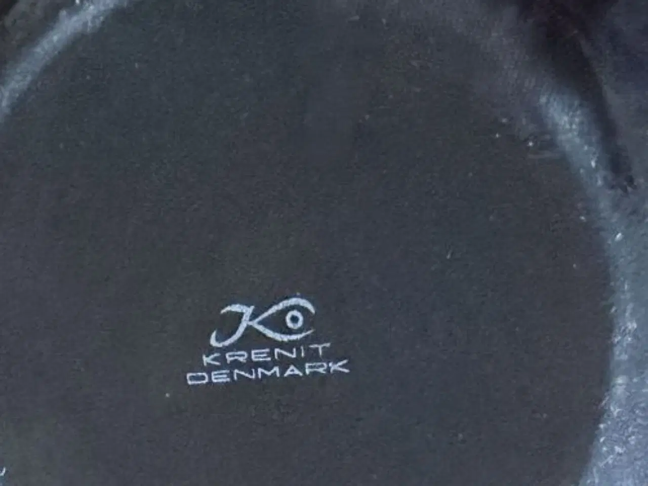 Billede 3 - Original orange/rød Krenit-skål med emalje