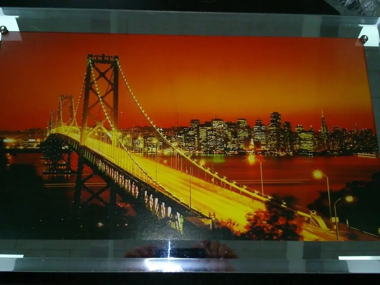 Billede 2 - Golden Gate Bridge - med fiberlys