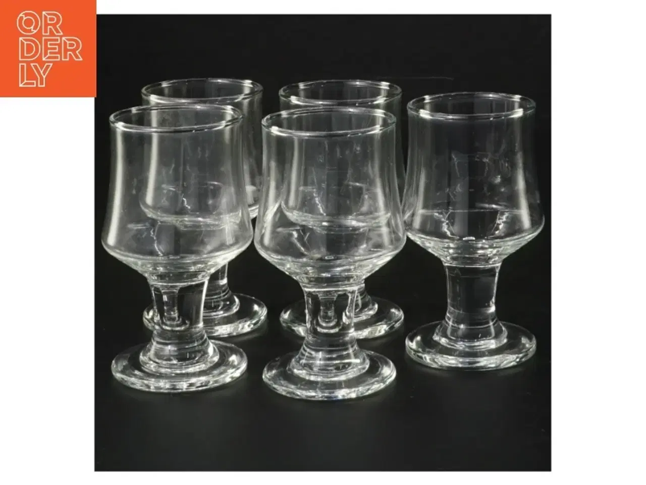 Billede 3 - 5 glas (str. H 9 cm. ø. 4,5 cm)