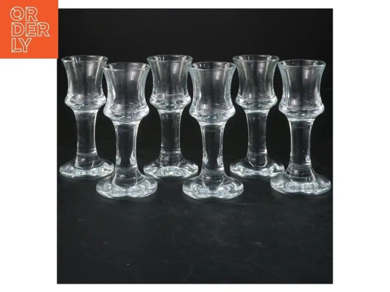 Billede 1 - 6 Holmegaard Ideelle snapseglas (str. 12x5,5 cm)