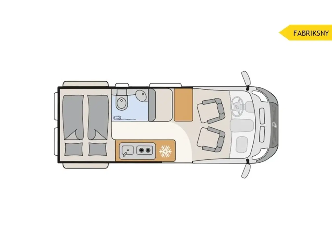 Billede 2 - 2024 - Dethleffs Globetrail CVD 590 DK   Dethleffs korte Camper Van - Globetrail Classic markerer begyndersegmentet med høj kvalitet