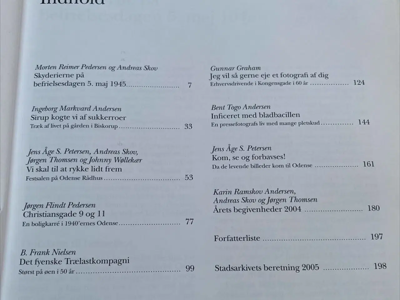 Billede 3 - ODENSEBOGEN 2006