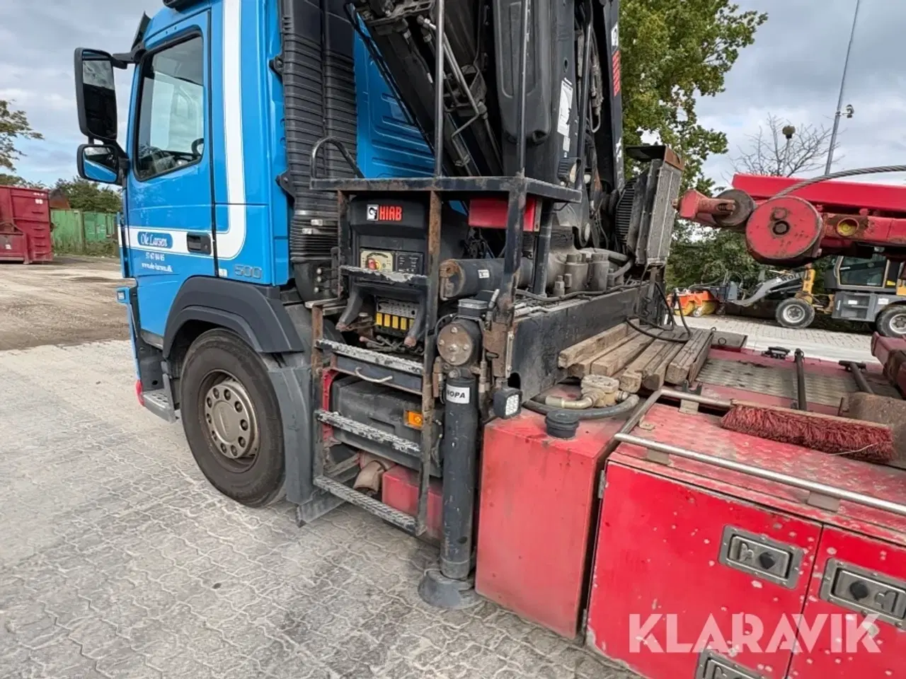 Billede 10 - Kranbil Volvo FM500 med wirehejs