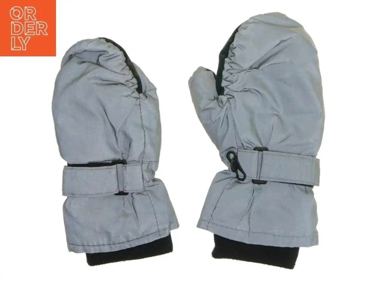 Billede 1 - Grå refleks børnevanter (str. 20 cm)