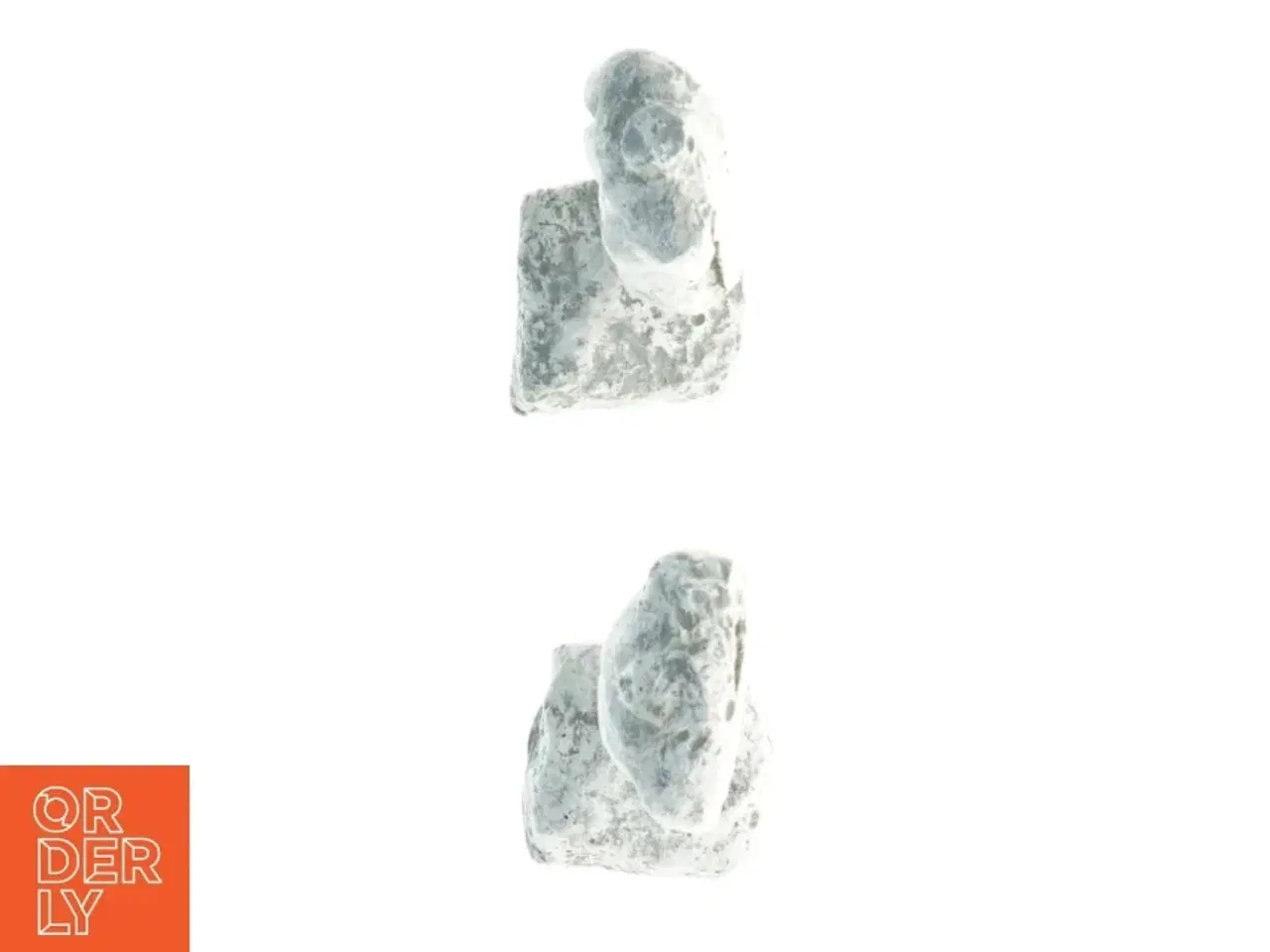 Billede 3 - Gipsskulptur af torso - 2 stk (str. 14,5 x, 6 cm og 15 x 6 cm)