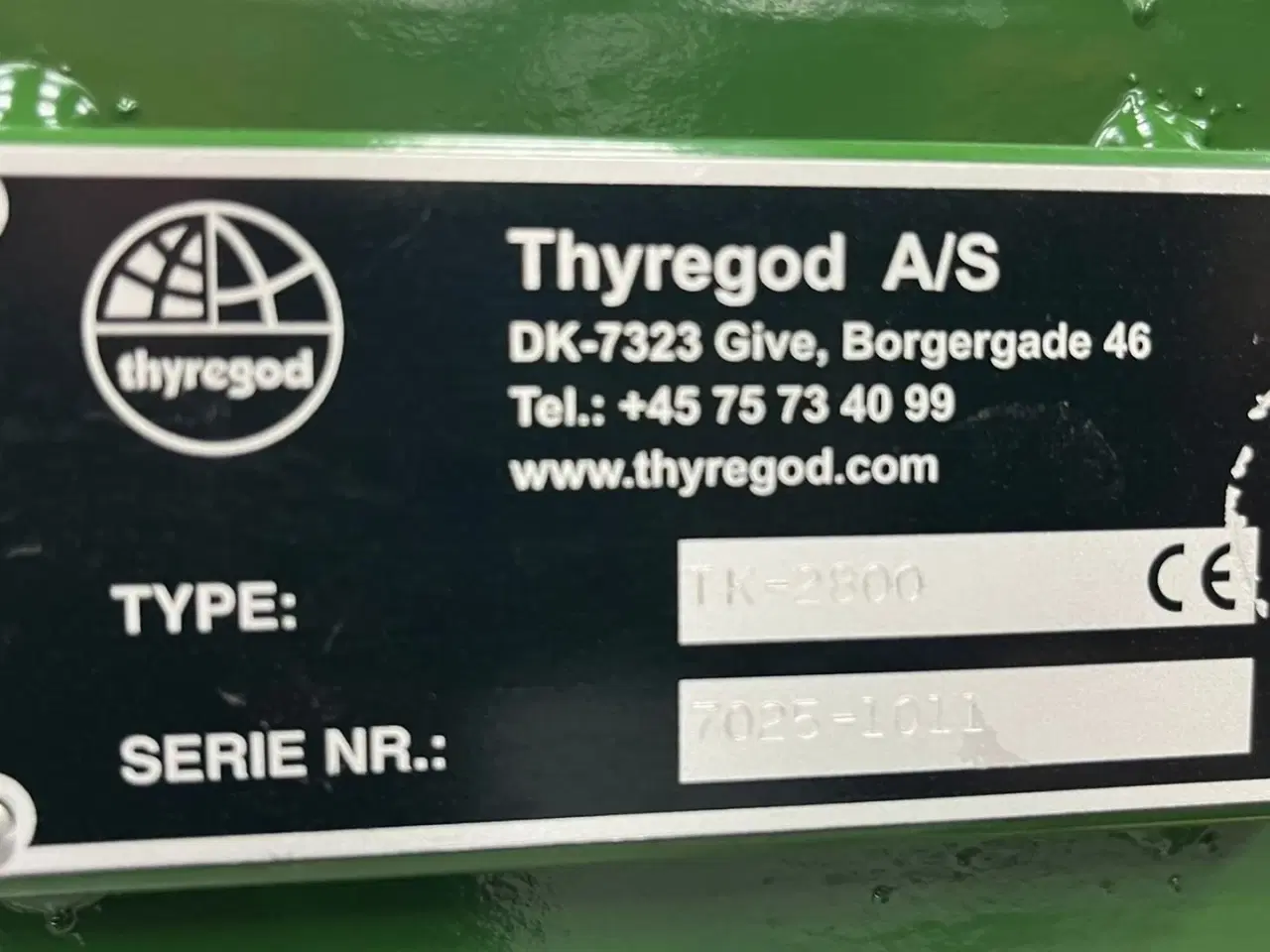 Billede 12 - Thyregod TK 2800 med nylon børster og hydraulisk sving. brede 2800 og feje brede 2500