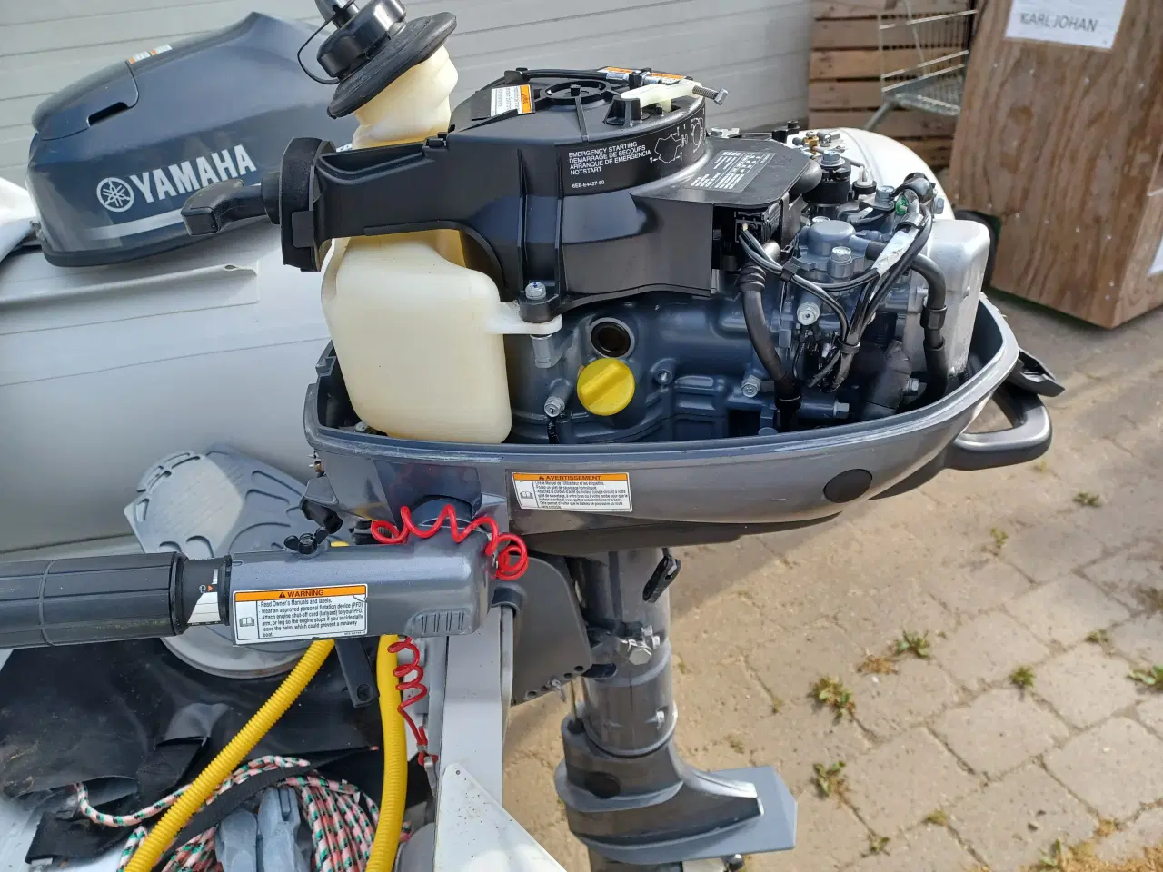 Billede 3 - Yamaha 4 takts, 5 hk. kort ben