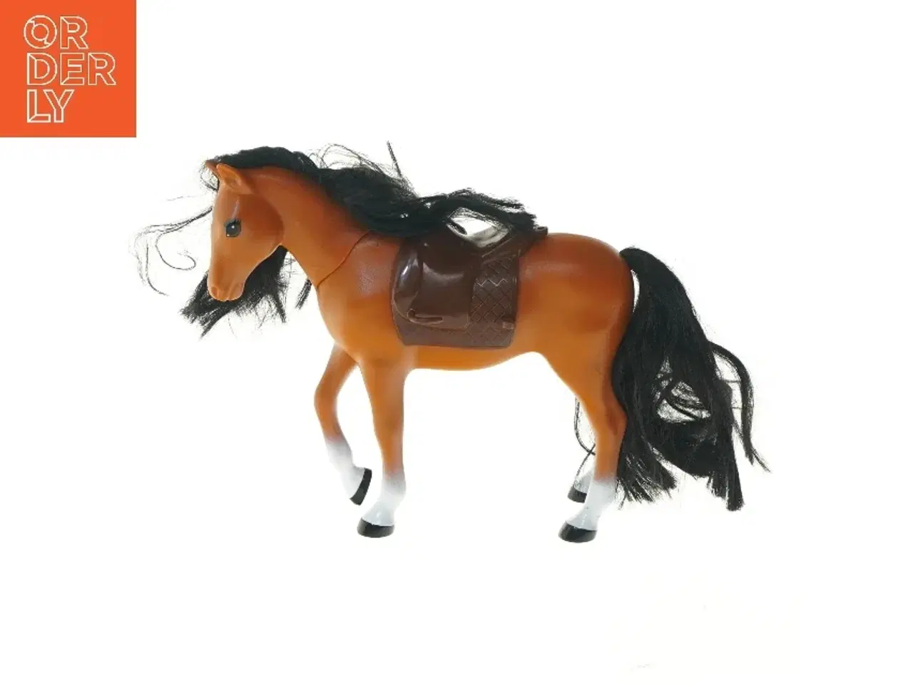 Billede 1 - Lego scala Legetøjshest med sadel (str. 19 cm)