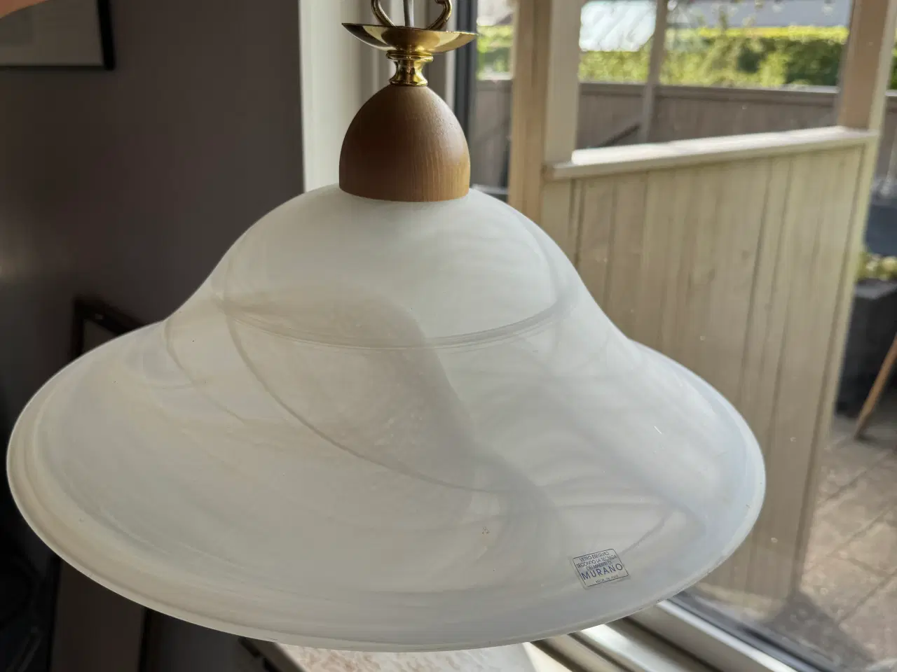 Billede 2 - Elegant italiensk pendellampe i Murano stil