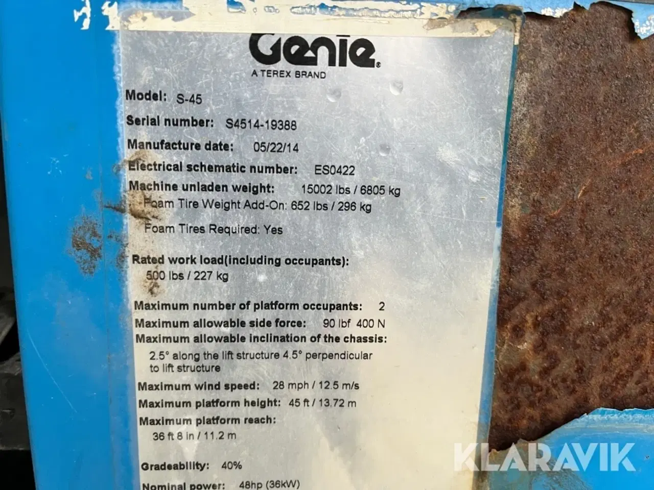 Billede 7 - Bomlift Genie S-45