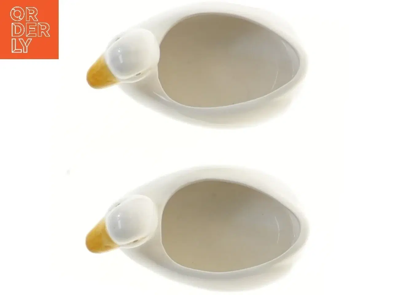 Billede 2 - Ænder porcelænsfigurer (str. Ø 9,5xØ6x6,5 cm)