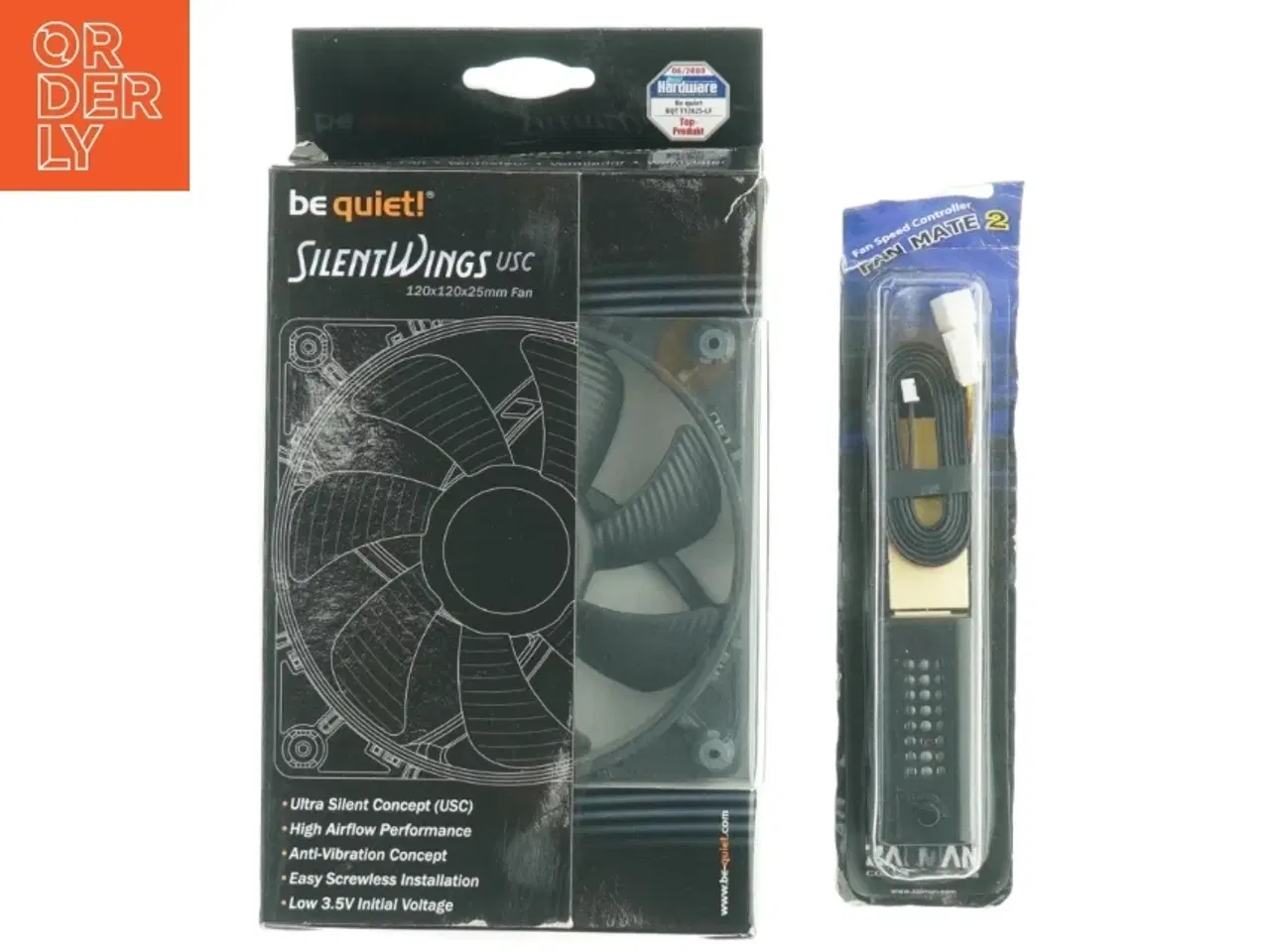 Billede 1 - Støjdæmpet pc-køler og hastighedskontroller