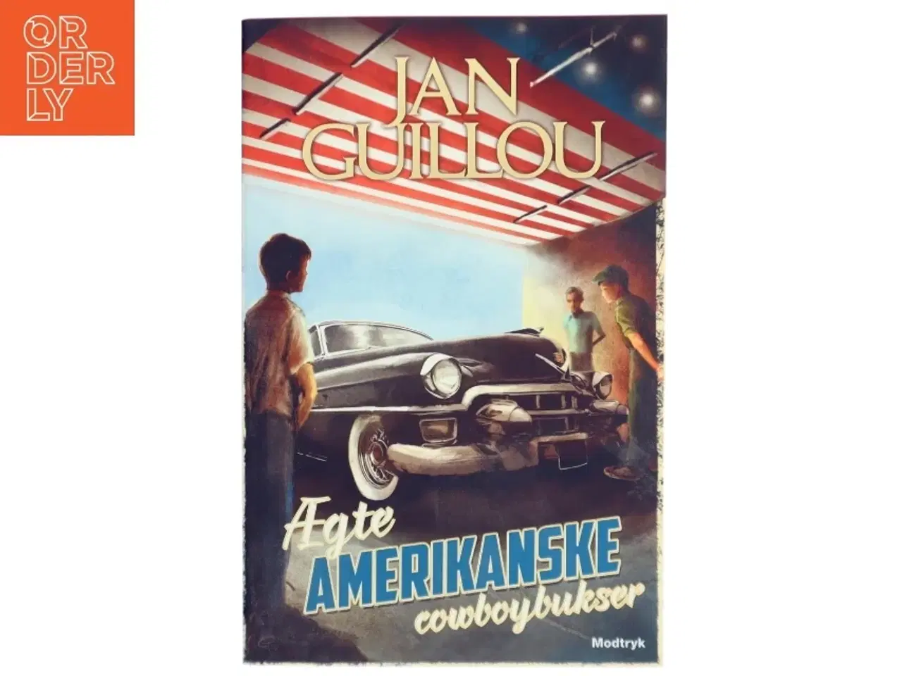 Billede 1 - Ægte amerikanske cowboybukser af Jan Guillou (Bog)