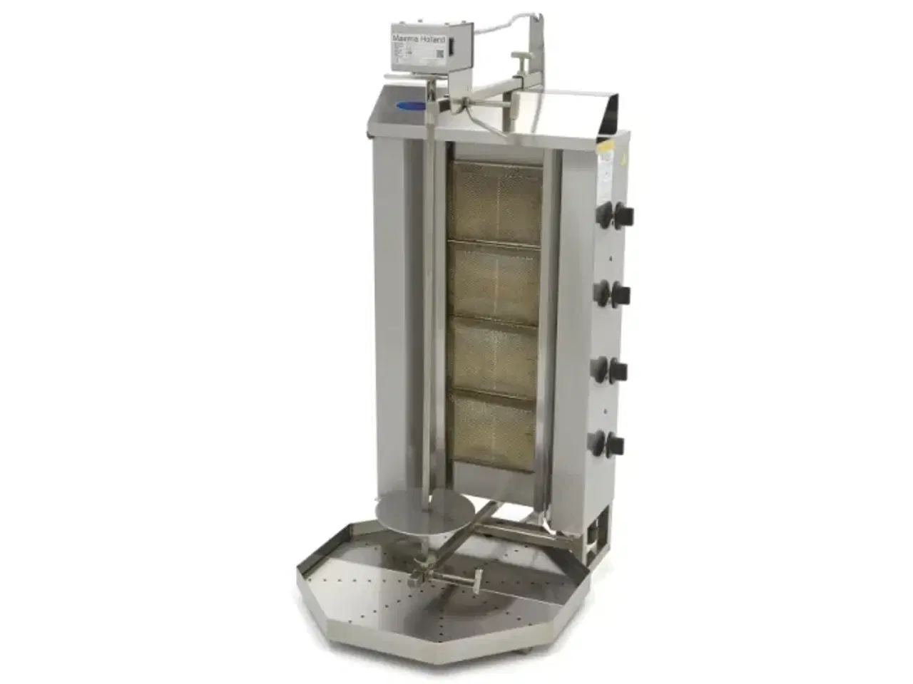 Billede 1 - Døner / Shawarma grill – 4 brændere – 50 kg