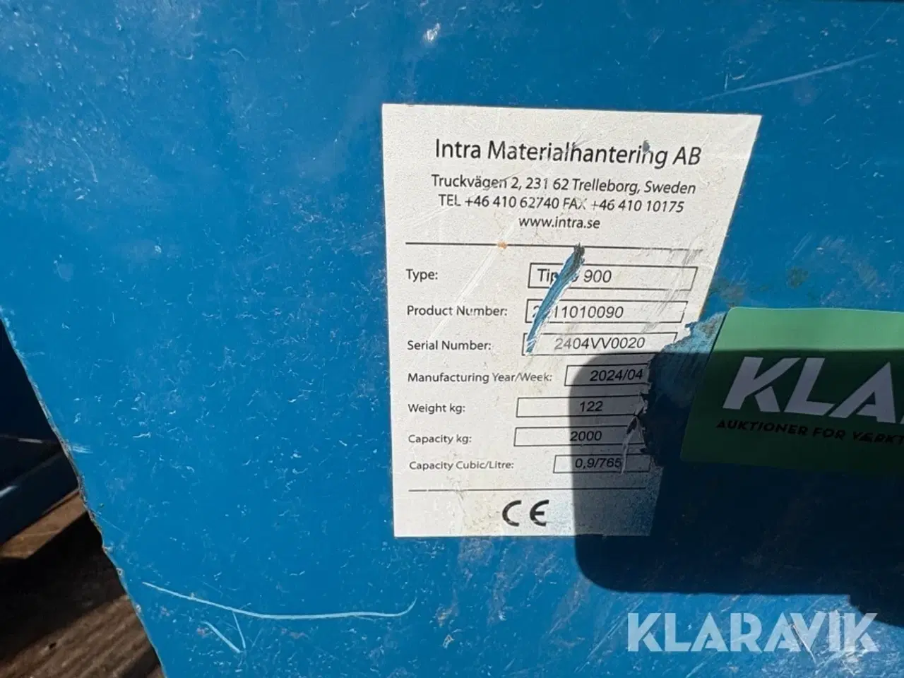 Billede 12 - Vippecontainere Intra Tippo 900 - 2 styk