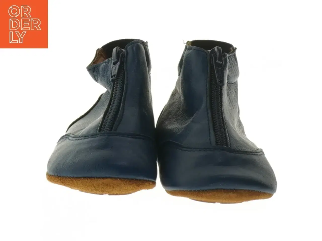 Billede 4 - Blå børne hjemmesko med lynlås fra EN FANT (str. 26 )