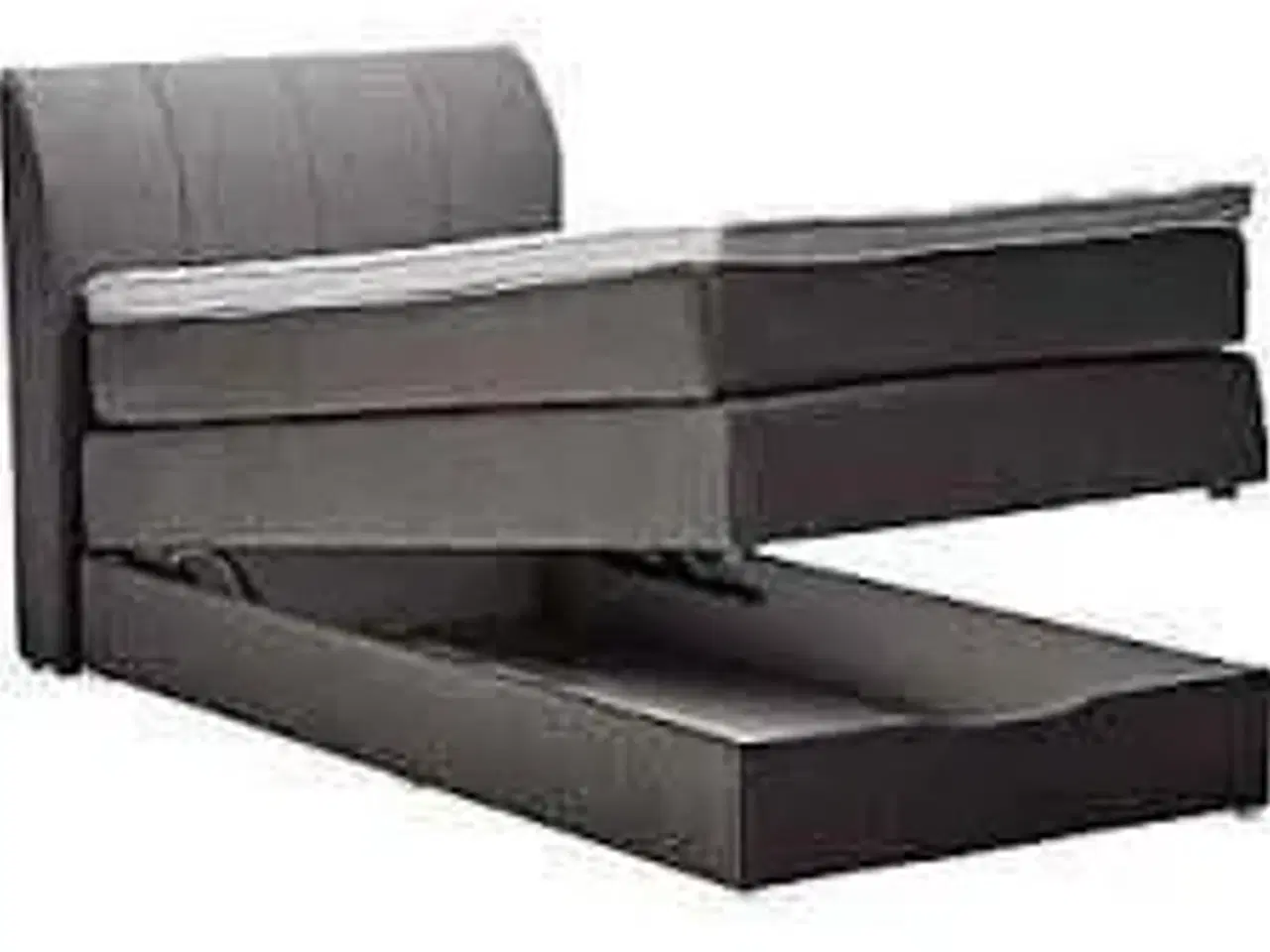 Billede 3 - Nordisk Fjer C90 kontinentalseng med opbevaring 100x200 cm