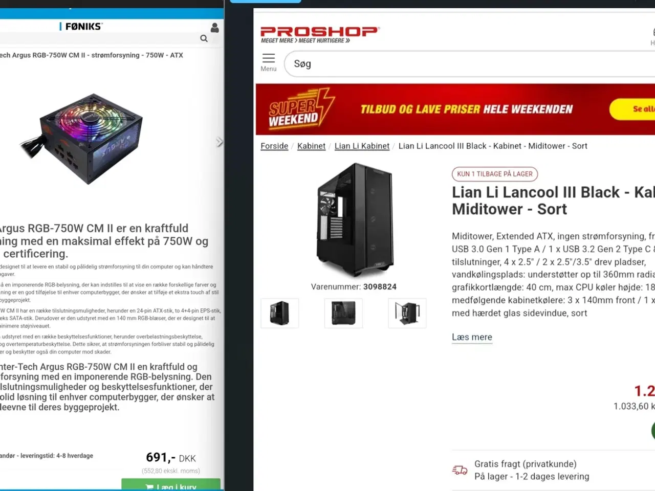 Billede 4 - RTX 3060 Gamer PC + 24" Gaming Skærm