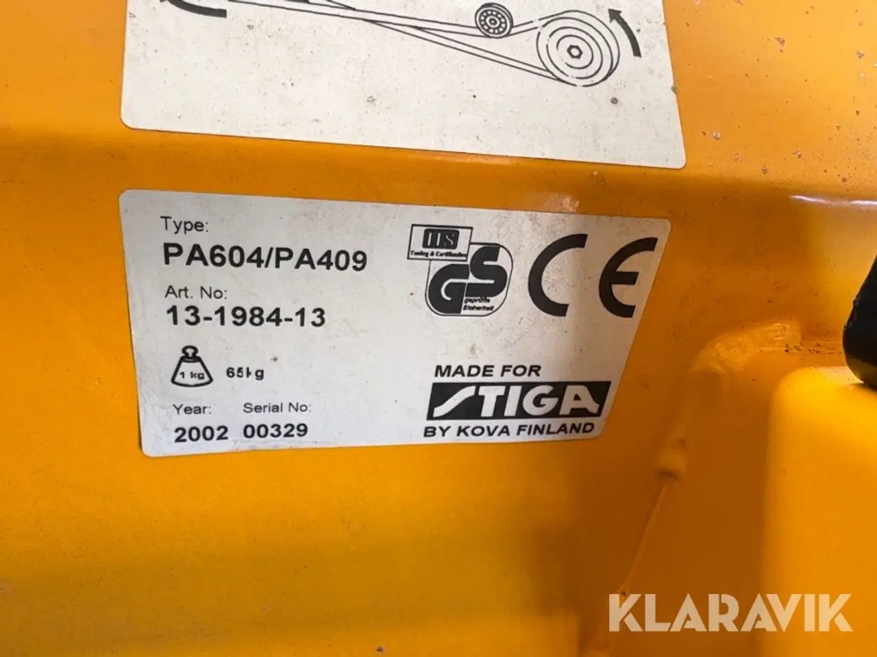 Billede 5 - Vertikalskære Stiga PA604 / PA409